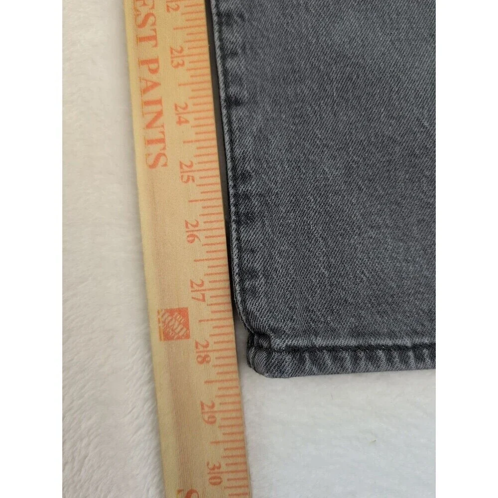 Levi's 501 Button Fly Red Tab Jeans Men's 31x30 Gray Wash Denim Cotton